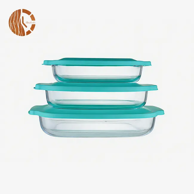 Square Glass Lunch Box